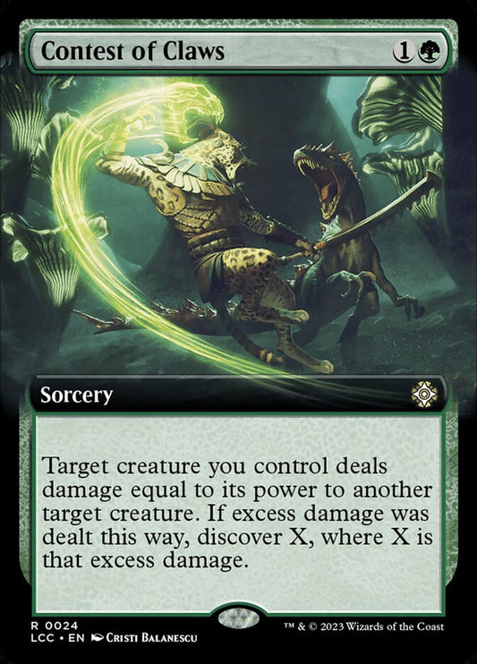 MTG Card Title: Contest of Claws LCC/24