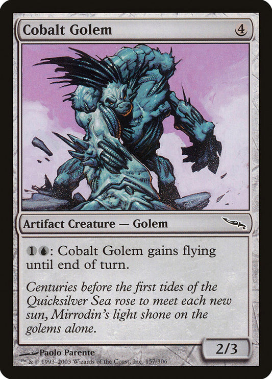 MTG Card Title: Cobalt Golem MRD/157