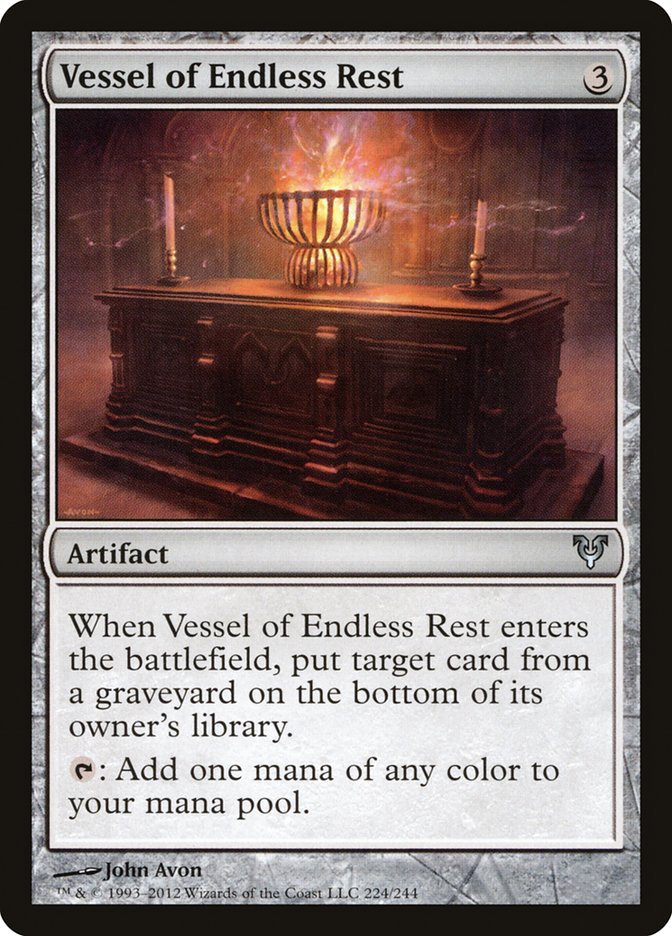 MTG Card Title: Vessel of Endless Rest AVR/224