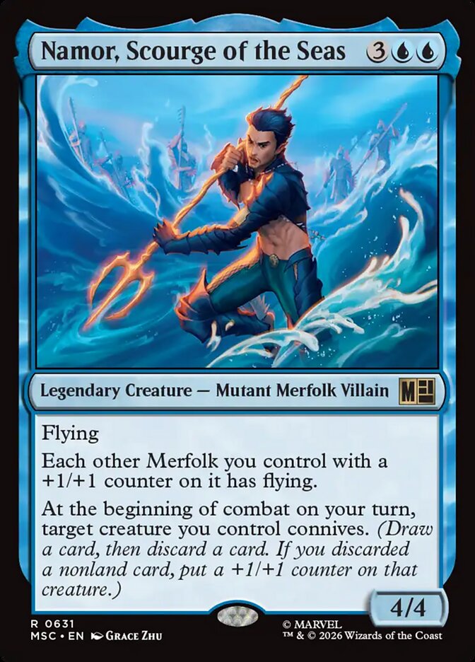 MTG Card Title: Namor, Scourge of the Seas MSC/631