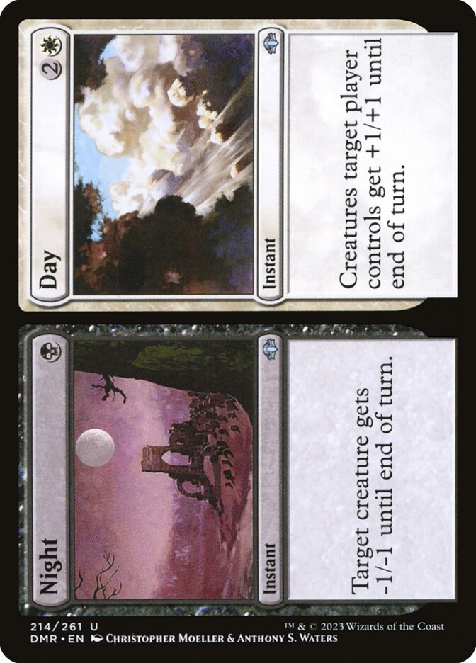 MTG Card Title: Night // Day DMR/214