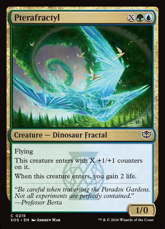 MTG Card Title: Pterafractyl SOS/215