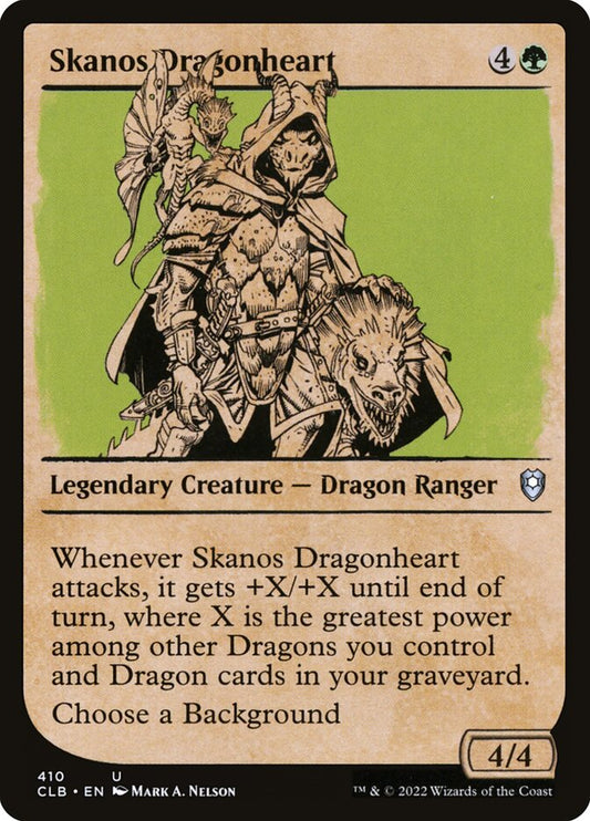 MTG Card Title: Skanos Dragonheart CLB/410