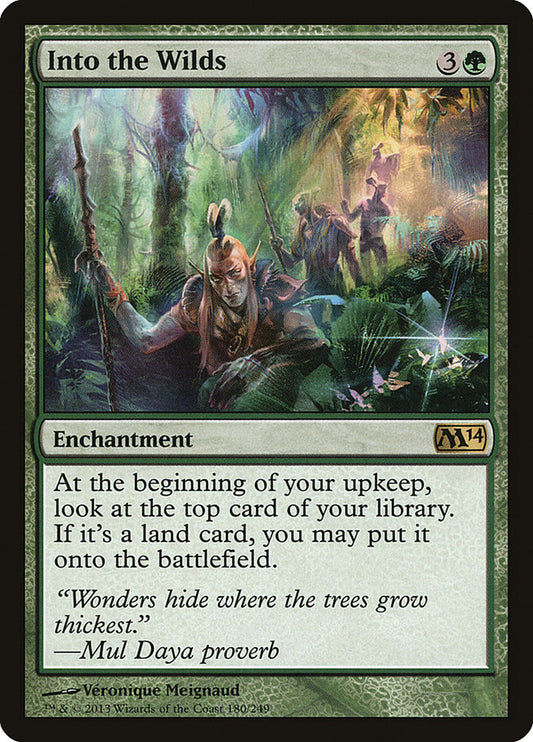 MTG Card Title: Into the Wilds M14/180