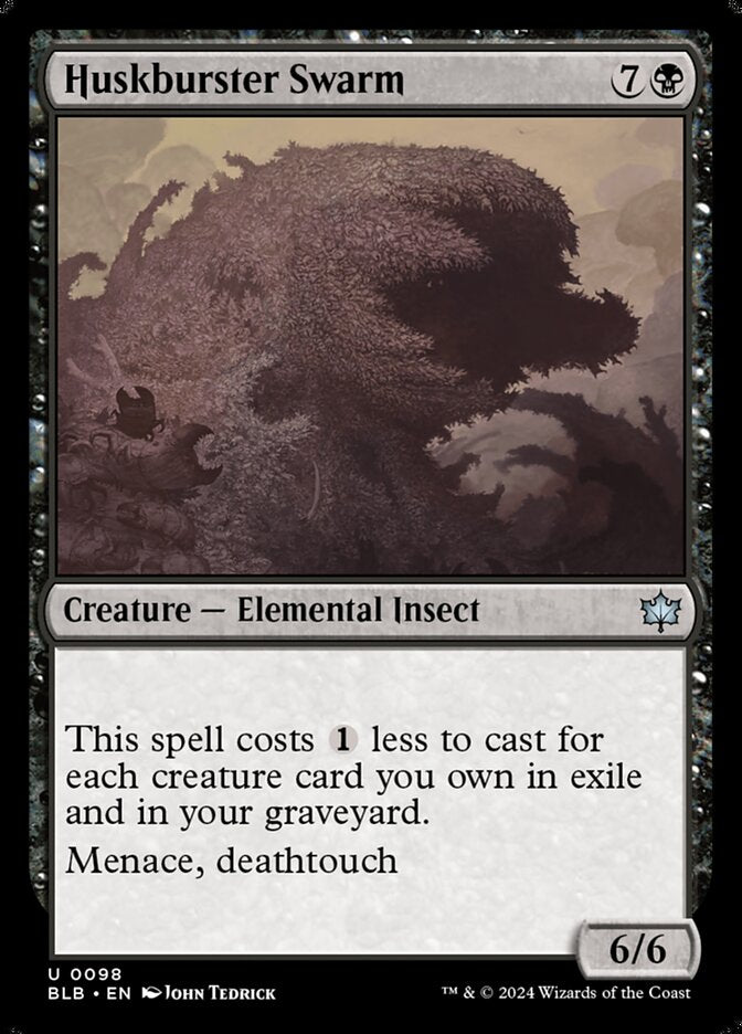 MTG Card Title: Huskburster Swarm BLB/98