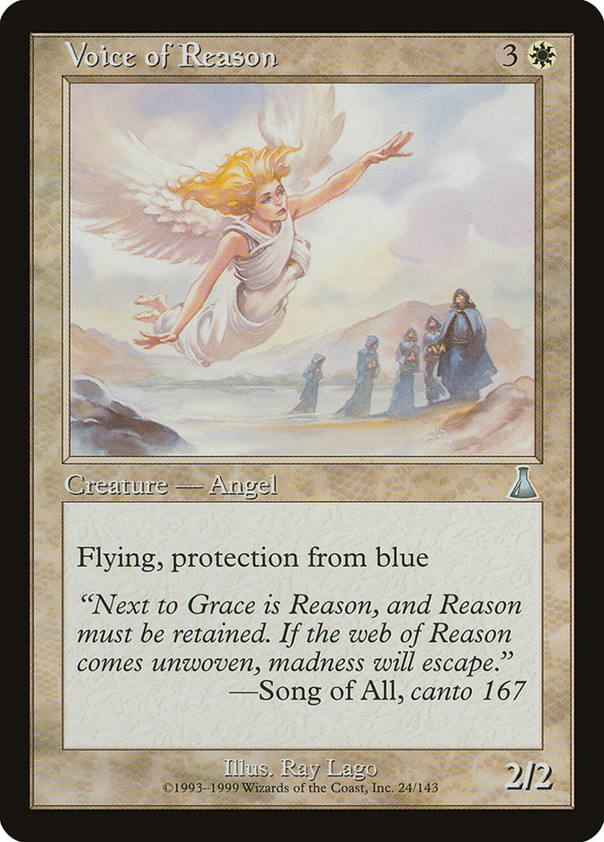 MTG Card Title: Voice of Reason UDS/24