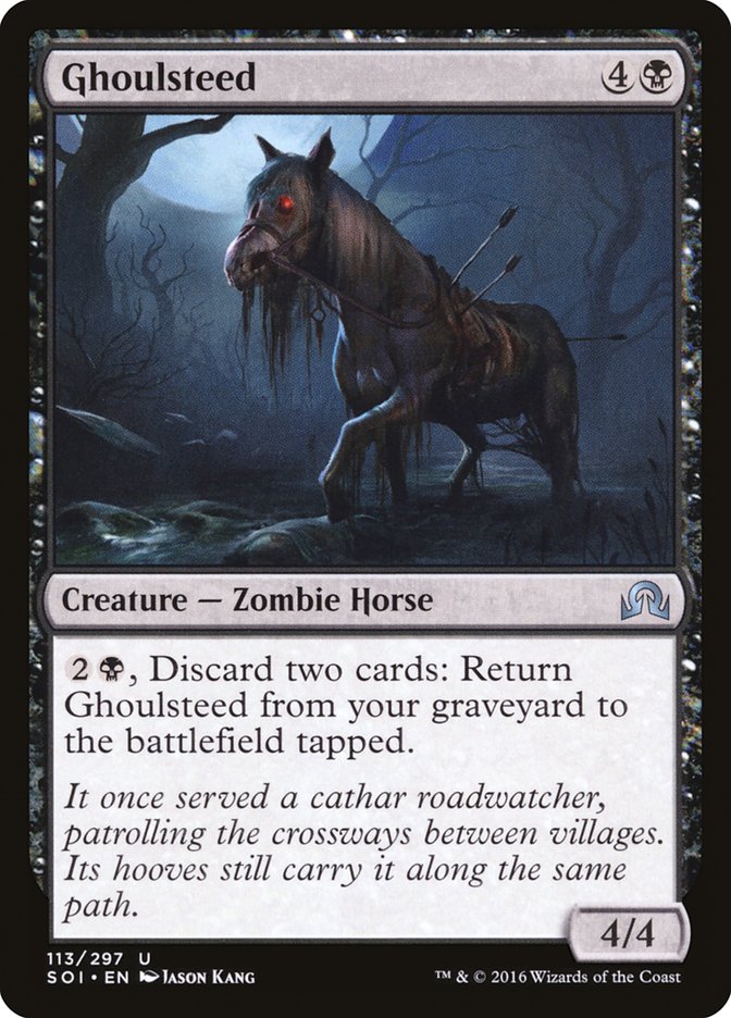 MTG Card Title: Ghoulsteed SOI/113