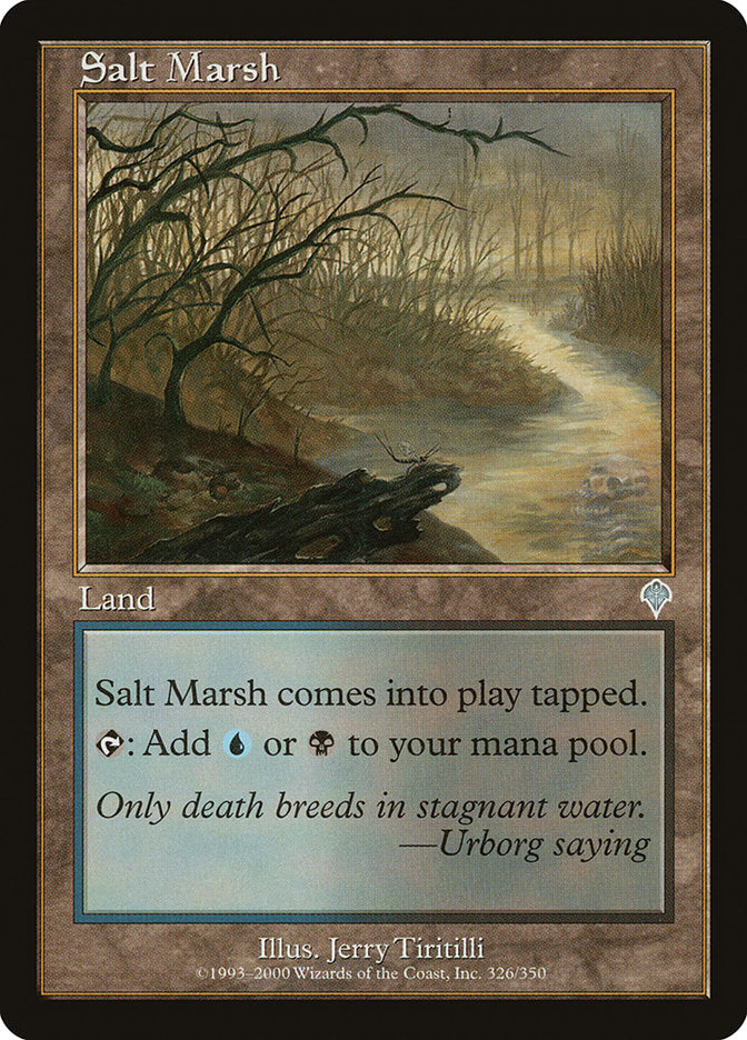 MTG Card Title: Salt Marsh INV/326