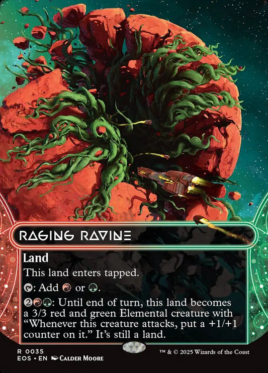MTG Card Title: Raging Ravine EOS/35