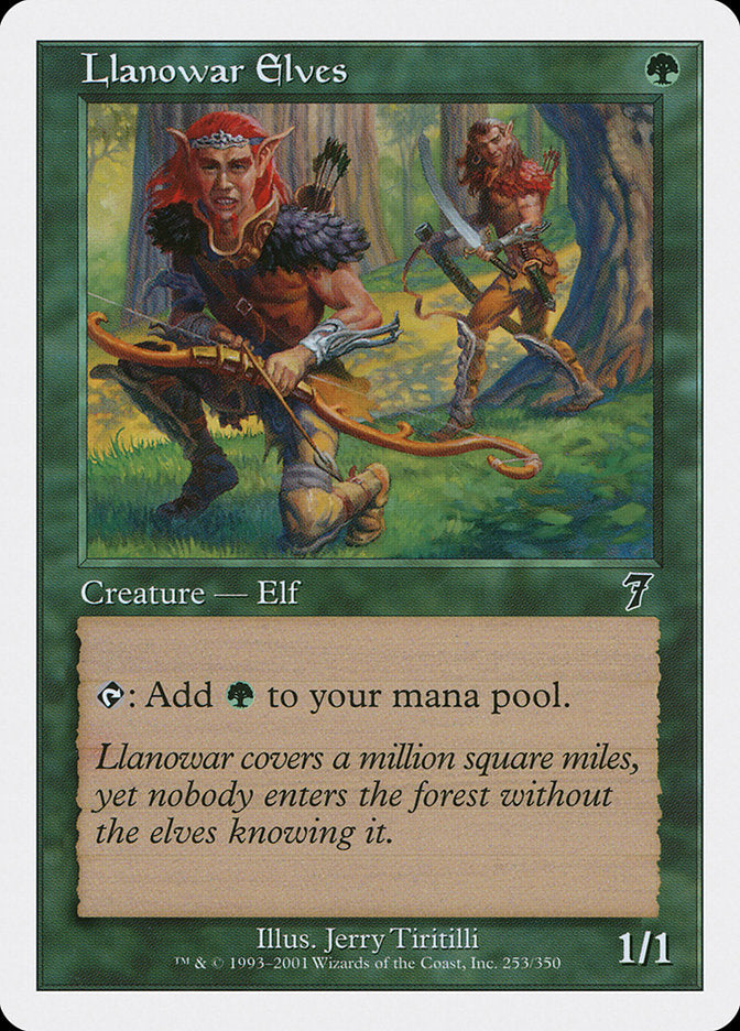 MTG Card Title: Llanowar Elves 7ED/253