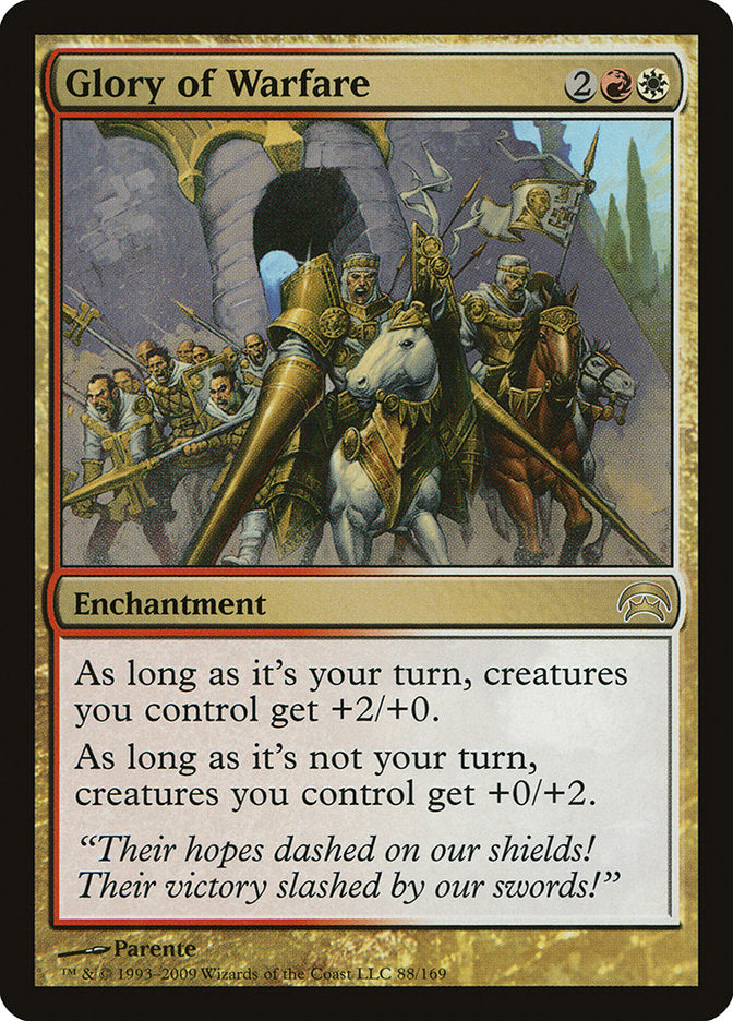 MTG Card Title: Glory of Warfare HOP/88