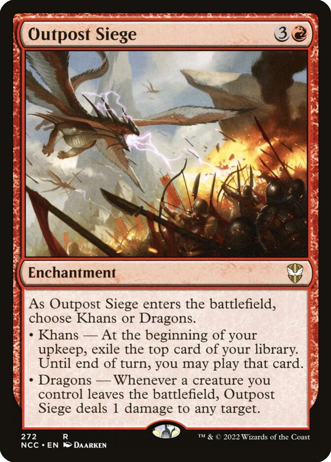 MTG Card Title: Outpost Siege NCC/272