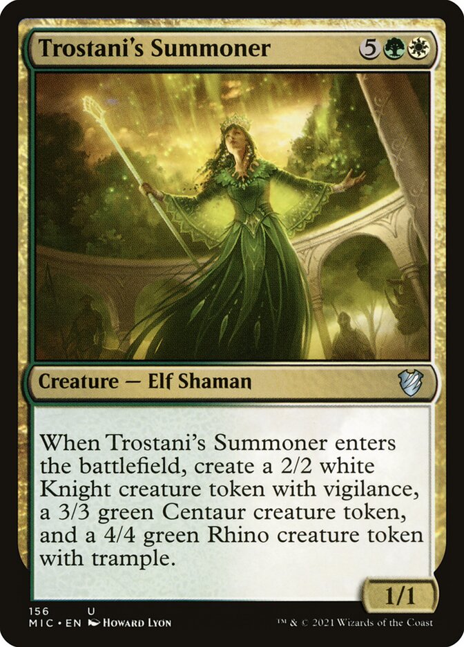 MTG Card Title: Trostani's Summoner MIC/156