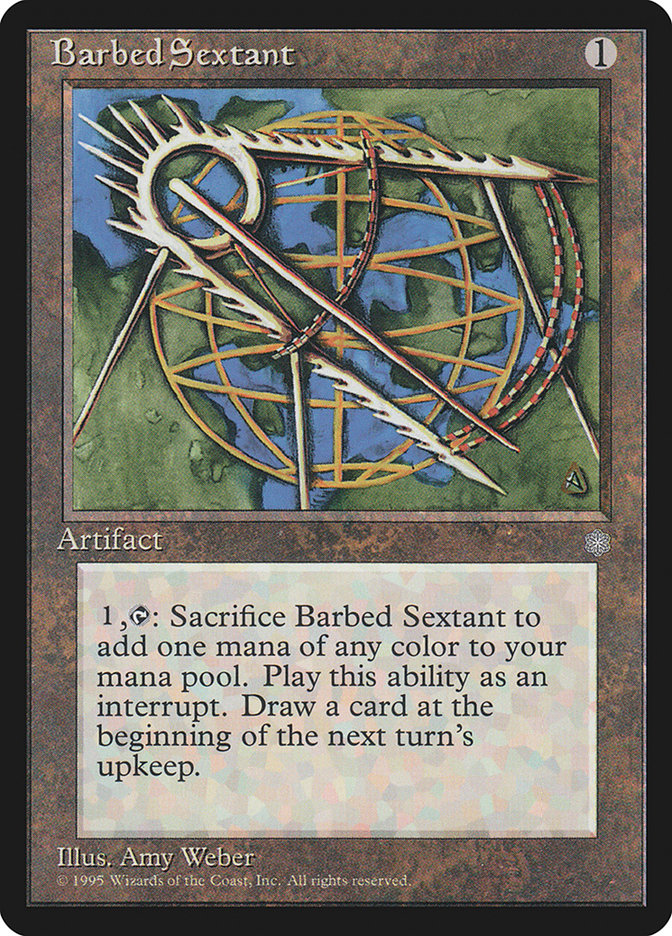 MTG Card Title: Barbed Sextant ICE/312
