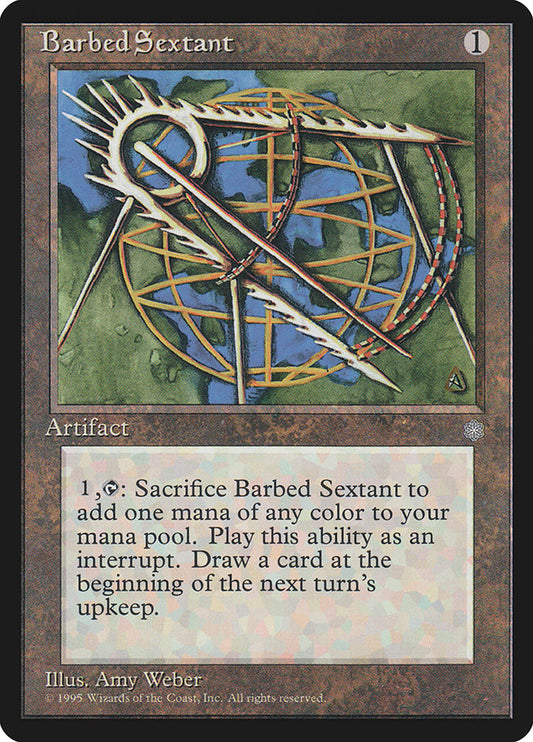 MTG Card Title: Barbed Sextant ICE/312