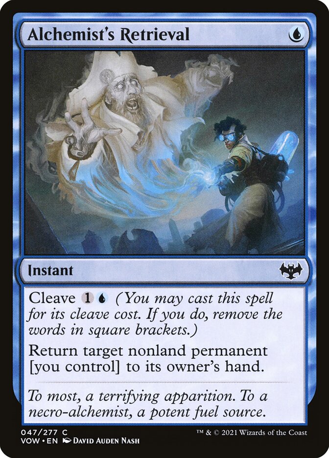 MTG Card Title: Alchemist's Retrieval VOW/47