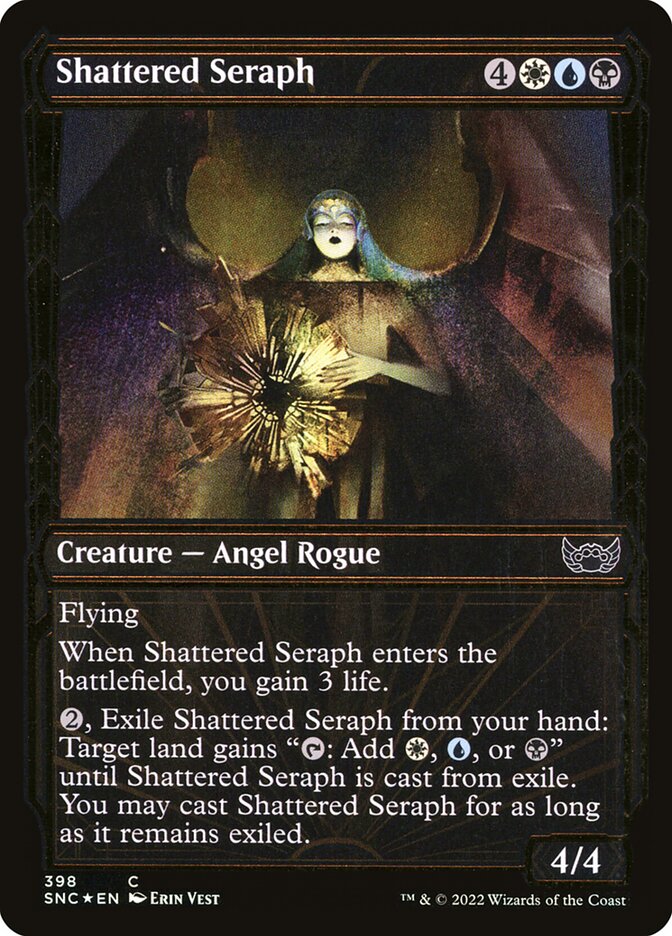 MTG Card Title: Shattered Seraph SNC/398