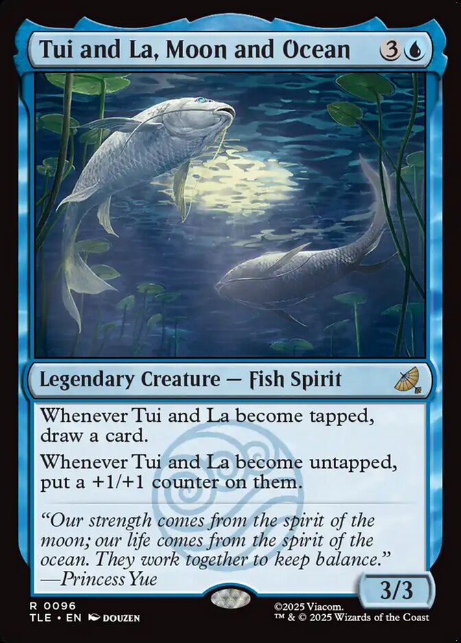 MTG Card Title: Tui and La, Moon and Ocean TLE/96