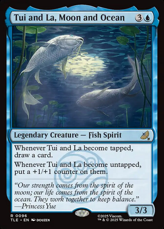 MTG Card Title: Tui and La, Moon and Ocean TLE/96