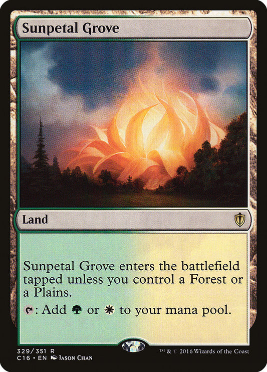 MTG Card Title: Sunpetal Grove C16/329
