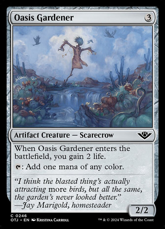 MTG Card Title: Oasis Gardener OTJ/246