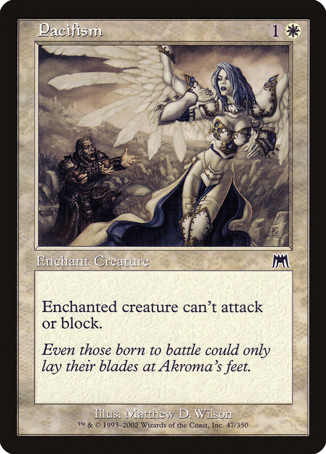 MTG Card Title: Pacifism ONS/47