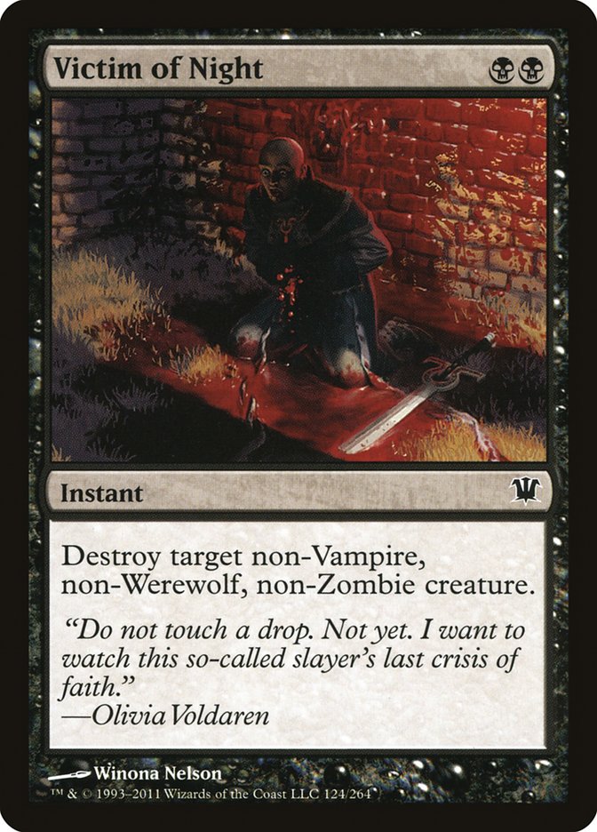 MTG Card Title: Victim of Night ISD/124