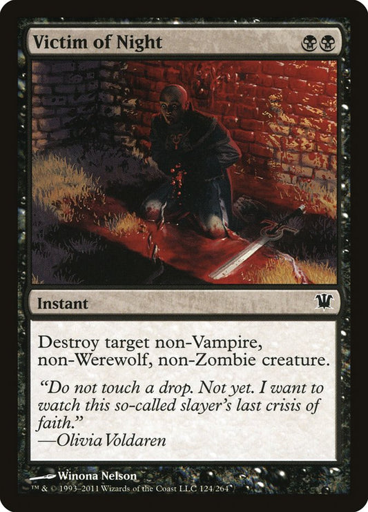 MTG Card Title: Victim of Night ISD/124