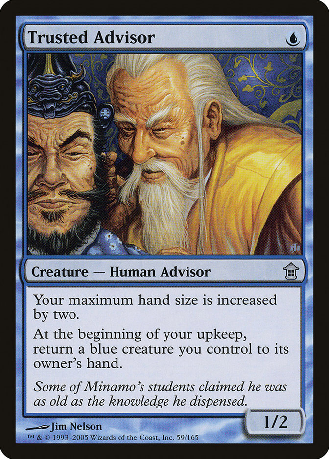 MTG Card Title: Trusted Advisor SOK/59