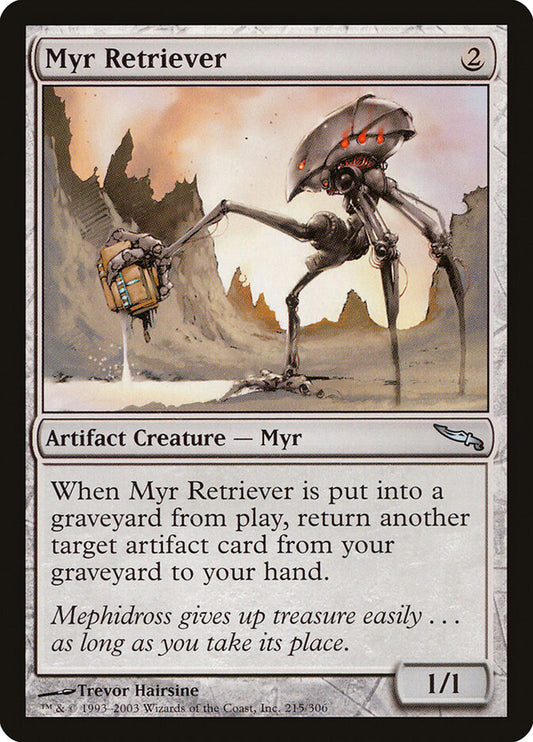 MTG Card Title: Myr Retriever MRD/215