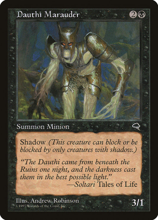 MTG Card Title: Dauthi Marauder TMP/123