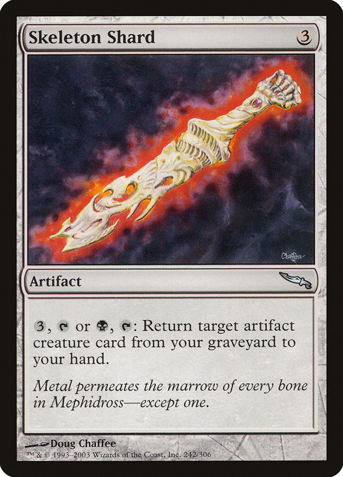 MTG Card Title: Skeleton Shard MRD/242