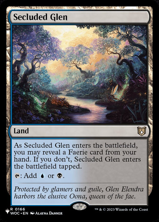 MTG Card Title: Secluded Glen PLST/WOC-166