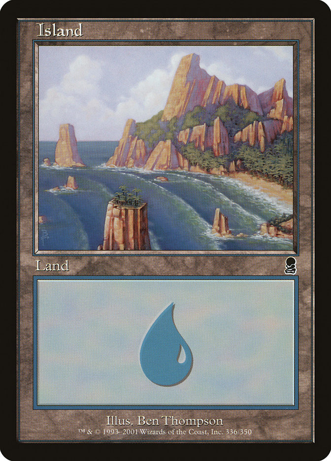 MTG Card Title: Island ODY/336