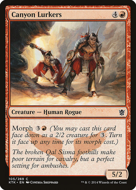 MTG Card Title: Canyon Lurkers KTK/105