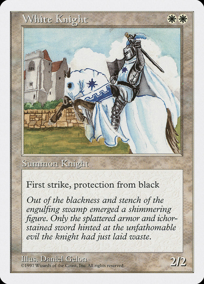 MTG Card Title: White Knight 5ED/68