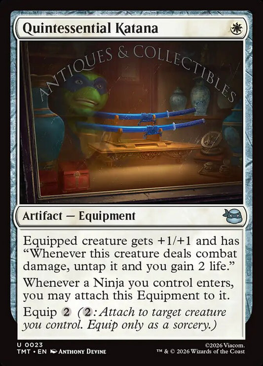 MTG Card Title: Quintessential Katana TMT/23