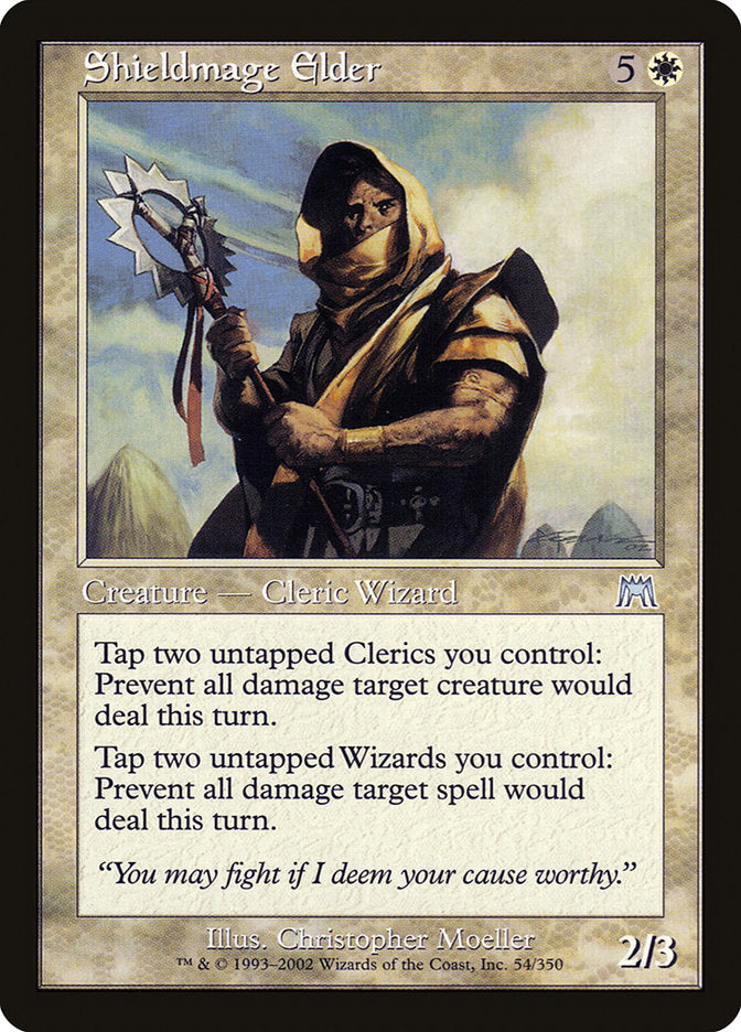 MTG Card Title: Shieldmage Elder ONS/54