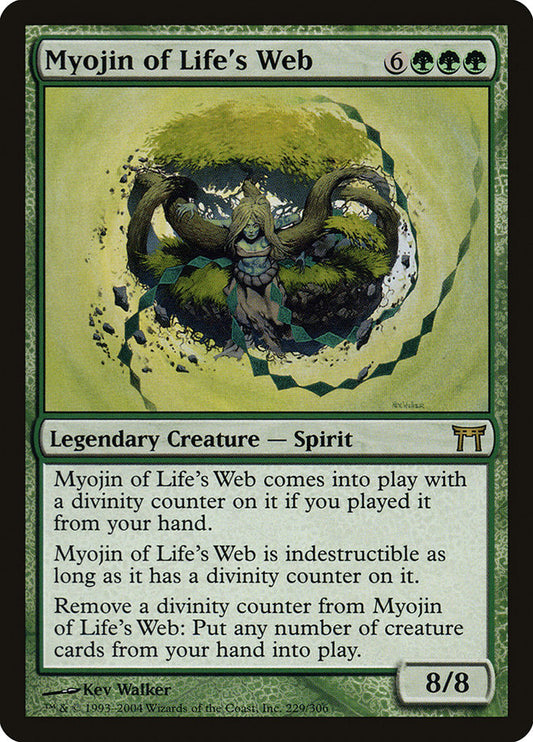 MTG Card Title: Myojin of Life's Web CHK/229