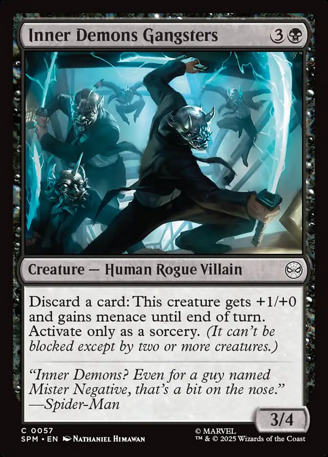 MTG Card Title: Inner Demons Gangsters SPM/57