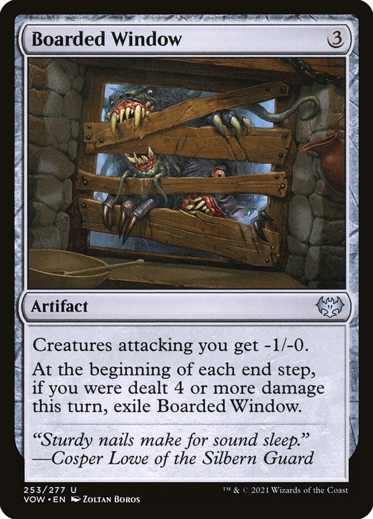 MTG Card Title: Boarded Window VOW/253