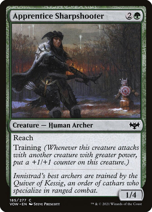 MTG Card Title: Apprentice Sharpshooter VOW/185