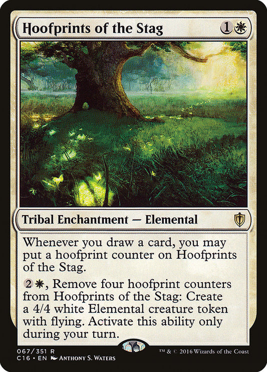 MTG Card Title: Hoofprints of the Stag C16/67
