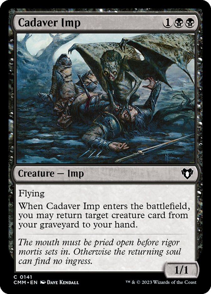 MTG Card Title: Cadaver Imp CMM/141