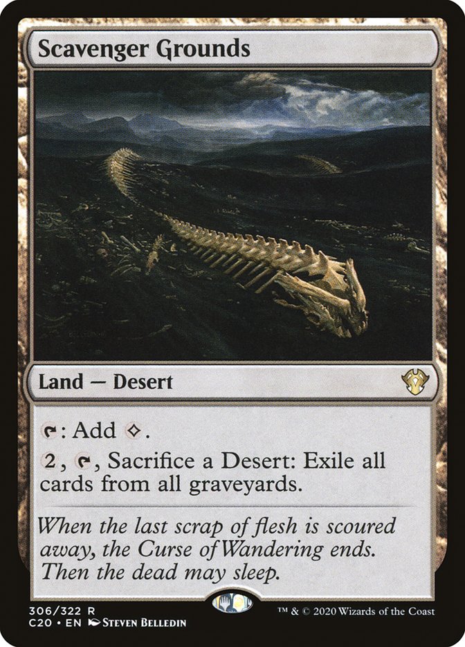MTG Card Title: Scavenger Grounds C20/306