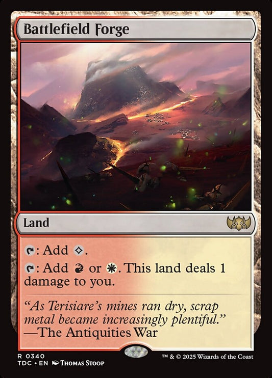 MTG Card Title: Battlefield Forge TDC/340