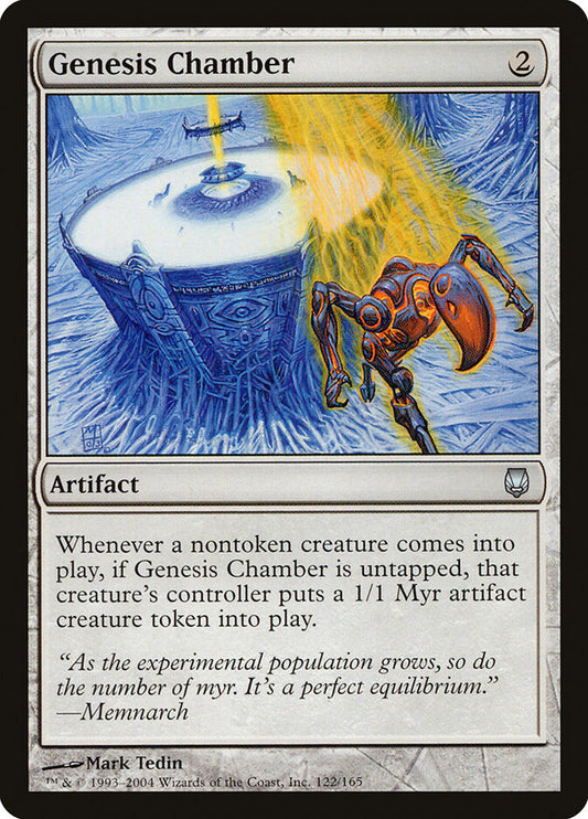 MTG Card Title: Genesis Chamber DST/122