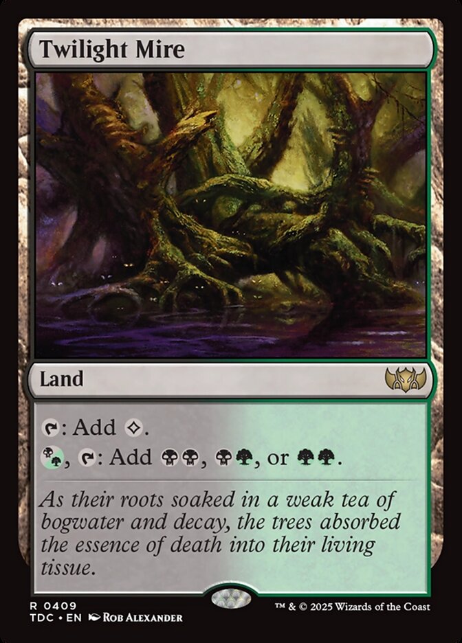 MTG Card Title: Twilight Mire TDC/409