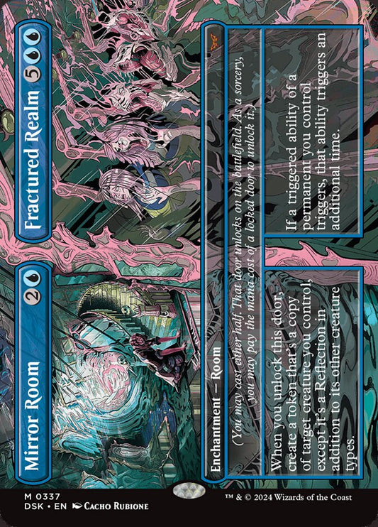 MTG Card Title: Mirror Room // Fractured Realm DSK/337