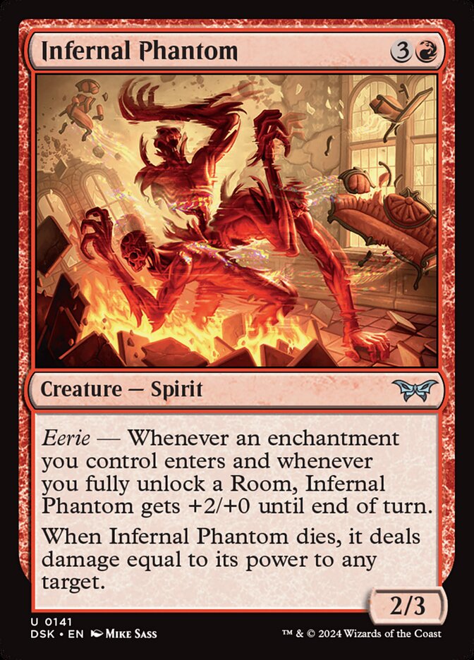 MTG Card Title: Infernal Phantom DSK/141
